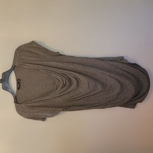 Apt. 9 Women's Gray Drape Front Top | Size XL